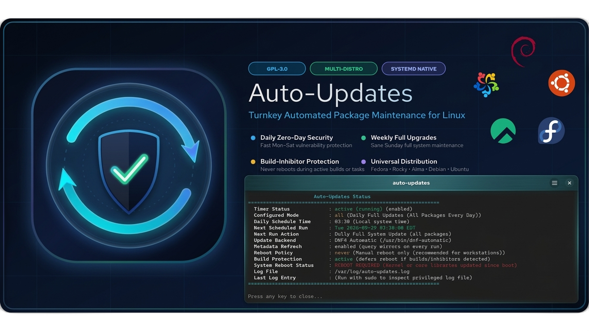 Auto-Updates Showcase Hero Banner